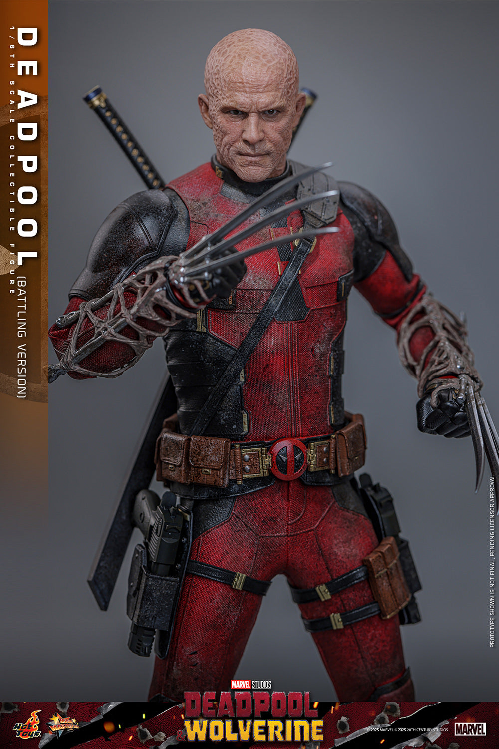 Deadpool (Battling Version) Sixth Scale Figure