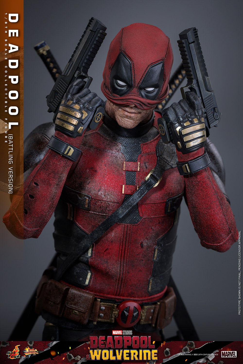 Deadpool (Battling Version) Sixth Scale Figure
