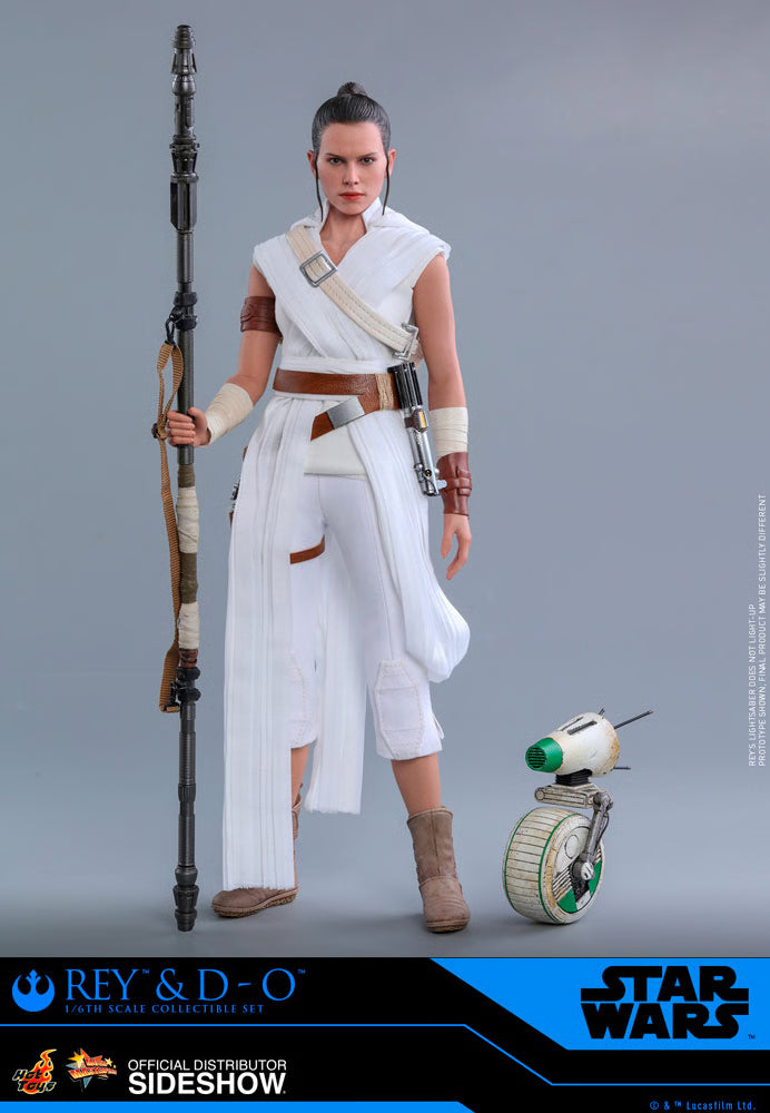 Rey and D-O Sixth Scale Figure